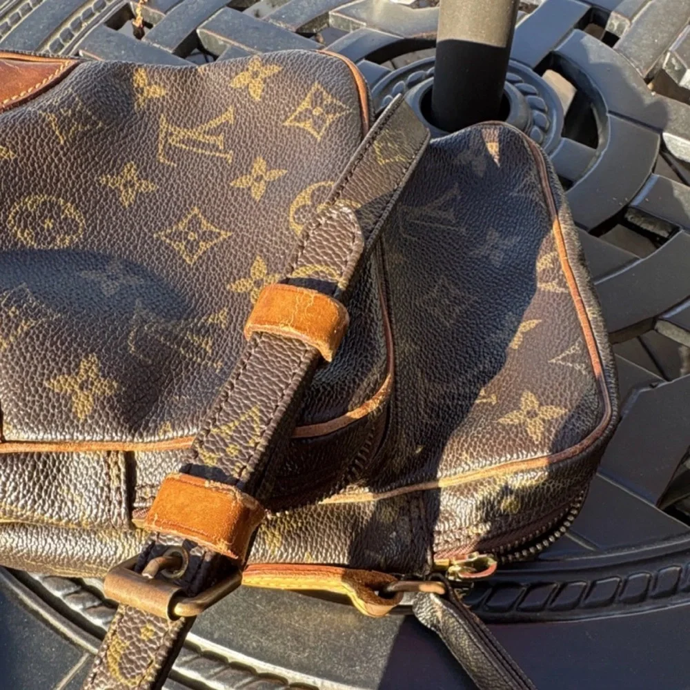 Louis Vuitton Monogram Crossbody Bag in Brown and Tan - Picture 5 of 9